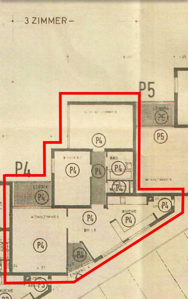 **Verwirklichen Sie Ihren Traum: 3,5-Zi. Wohnung, ruhige und zentrale Lage, renovierungsbedürftig**