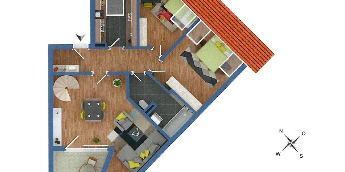 Maisonettenwohnung Filderstadt - 3.5 Zimmer, 77 m&sup2;, 990&euro; | Angebot:26362685