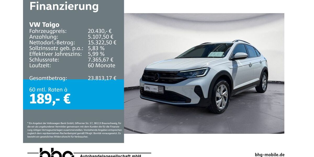 VW Taigo 84.068 km 20.430 &euro; Metzingen 72555