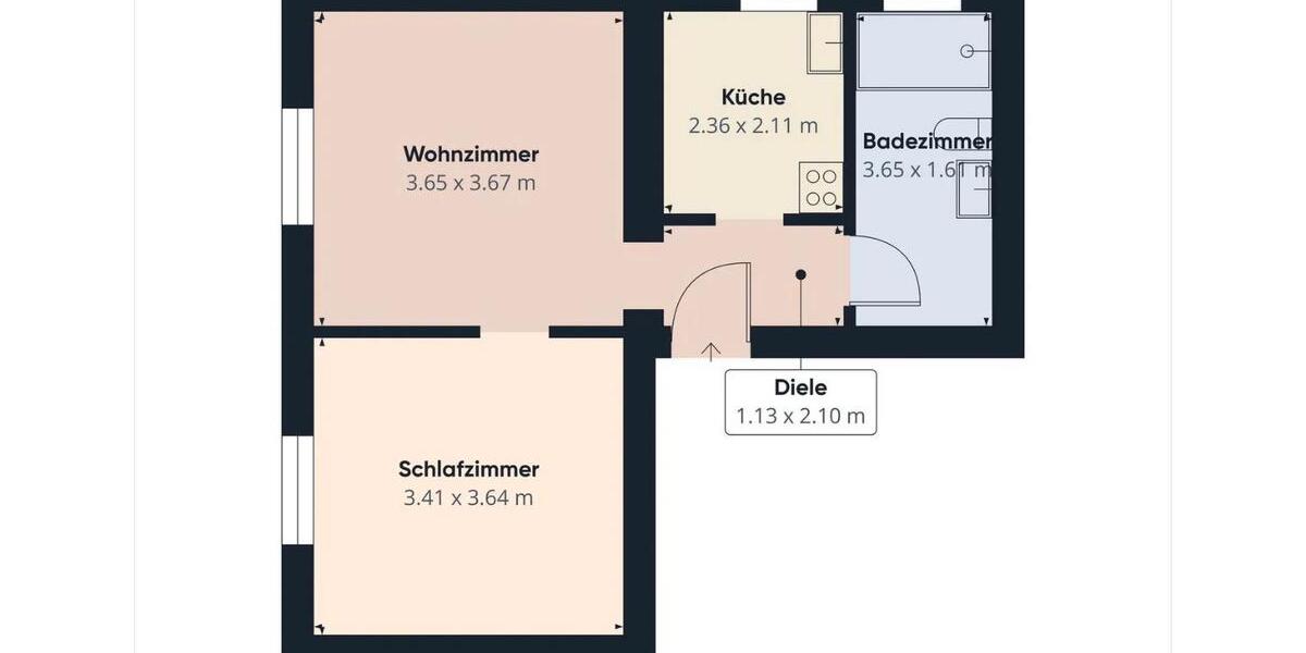 Etagenwohnung Esslingen am Neckar Oberesslingen - 2 Zimmer, 42 m&sup2;, 142.000&euro; | Angebot:24719660