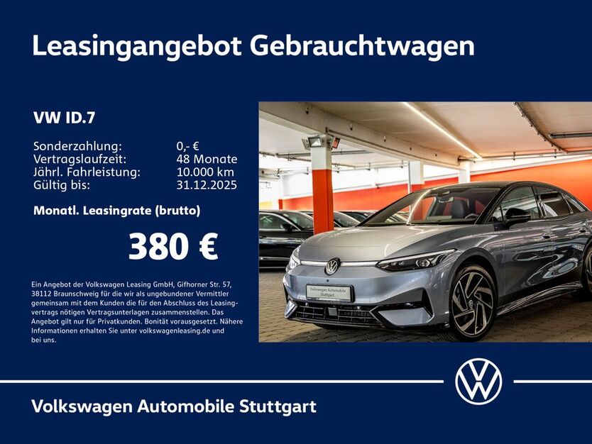 VW ID.7 7.939 km 45.530 € Stuttgart 70563