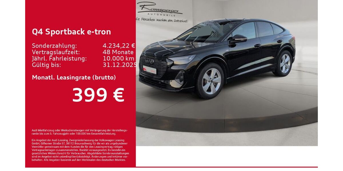 Audi Q4 e-tron 5.700 km 53.480 € Kirchheim 73230