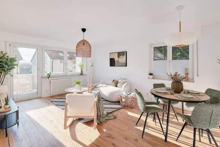 Helle 3-Zimmer-Wohnung mit Süd-Balkon und Garage 3 zimmer