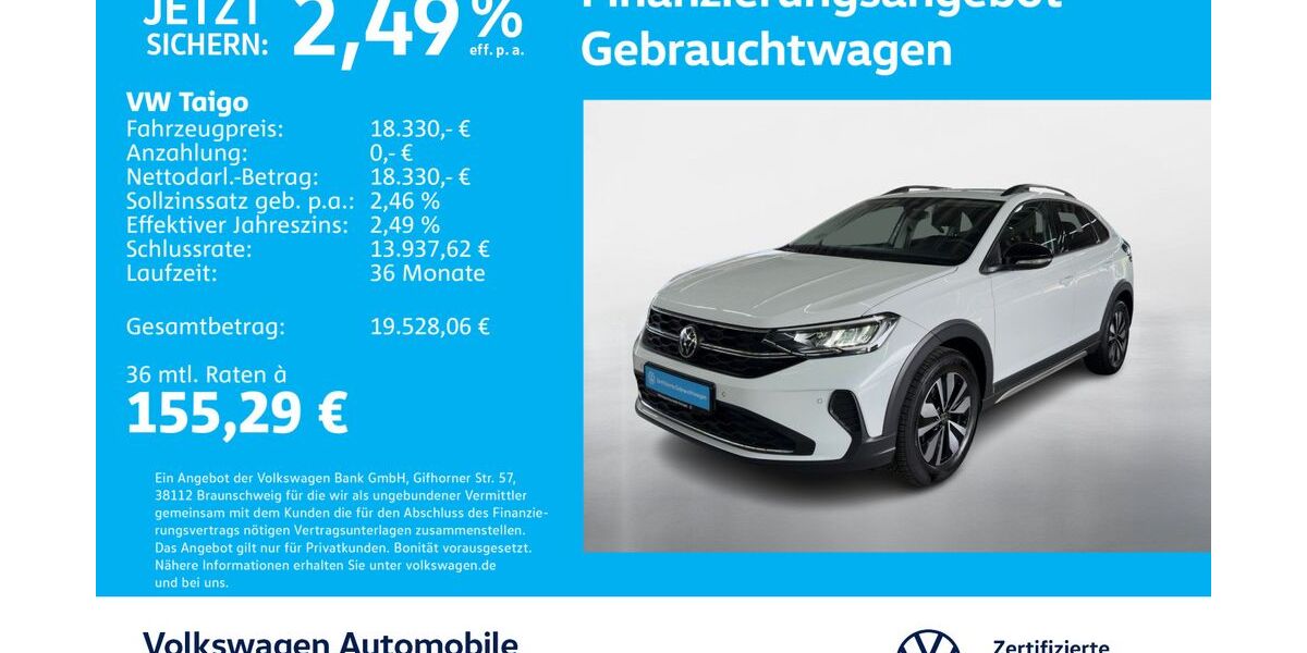 VW Taigo 14.344 km 18.330 &euro; Stuttgart-Wangen 70188