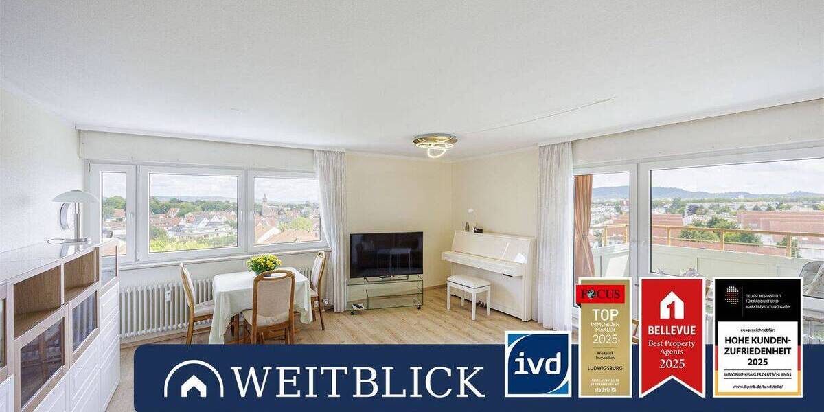 WEITBLICK: Ihr neues Zuhause über den Dächern 3 zimmer