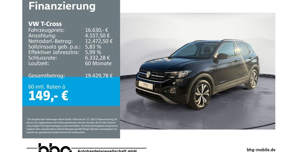 VW T-Cross 84.280 km 15.460 &euro; Tübingen 72072
