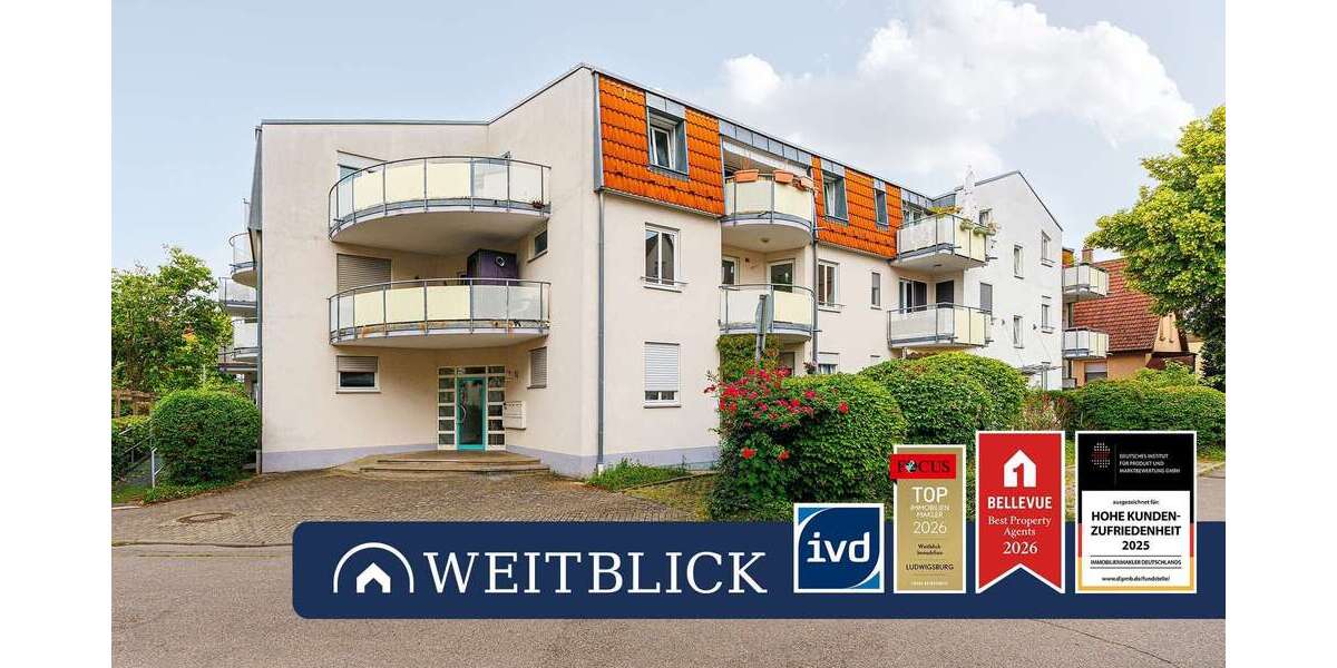 Etagenwohnung Besigheim - 2.5 Zimmer, 57 m&sup2;, 198.000&euro; | Angebot:26852964