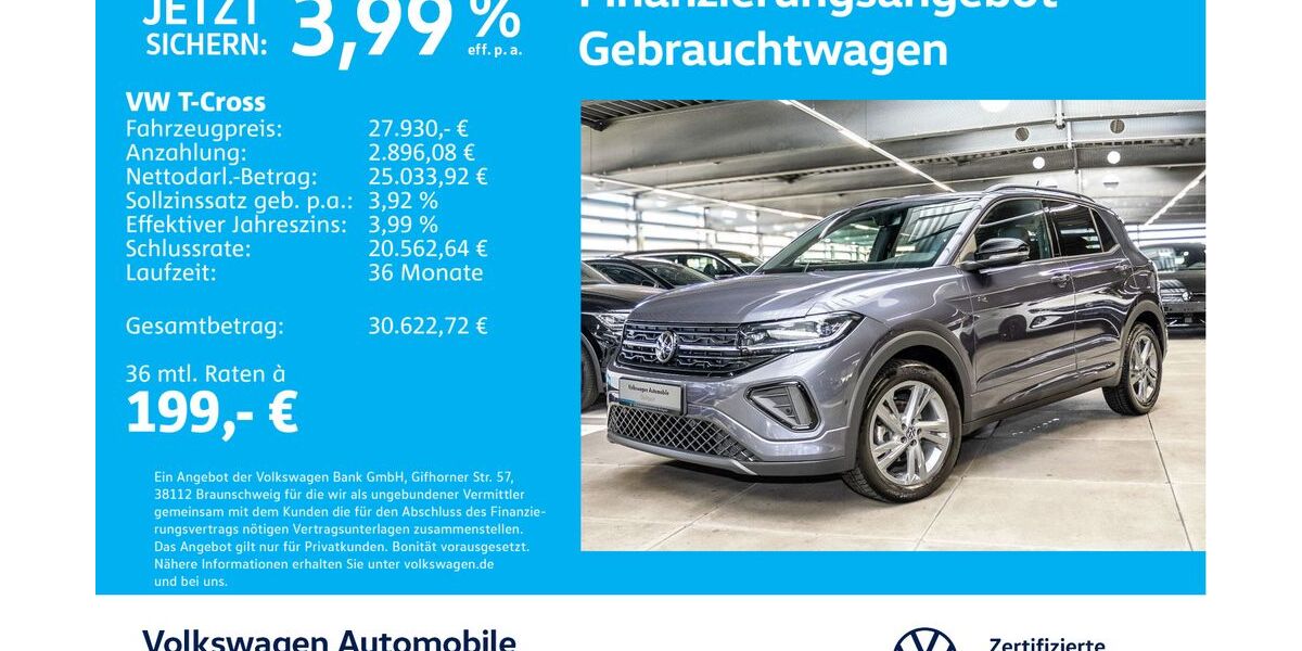 VW T-Cross 21.648 km 27.430 € Stuttgart-Feuerbach 70469