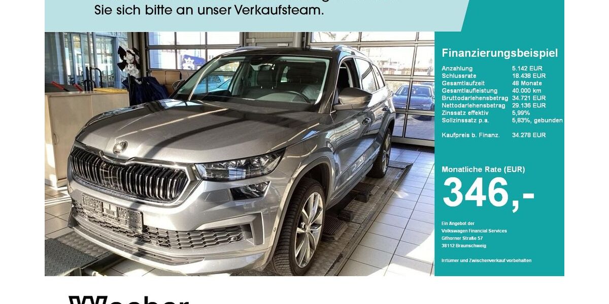 Skoda Kodiaq 76.658 km 33.978 &euro; Leonberg 71229
