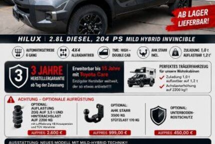 Toyota Hilux 1.550 km 59.990 &euro; Metzingen(NH) 72555