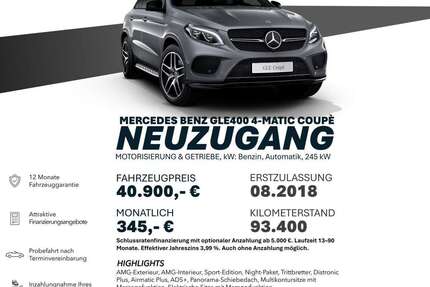 Mercedes-Benz GLE 400 93.400 km 40.900 &euro; Ebersbach an der Fils 73061
