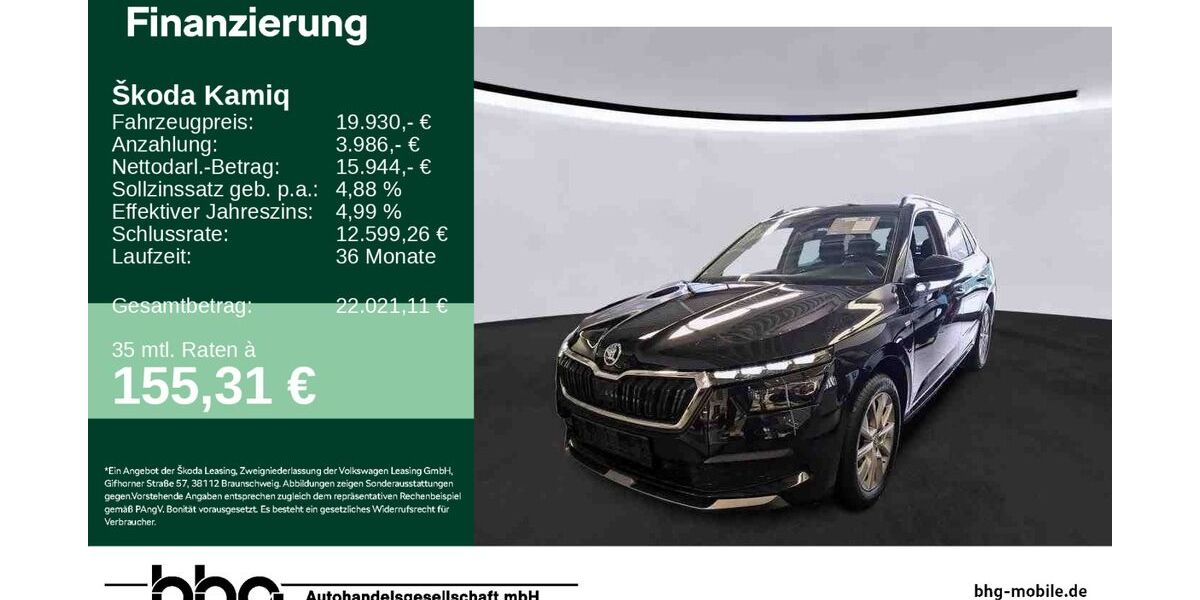 Skoda Kamiq 41.441 km 19.930 € Tübingen 72072