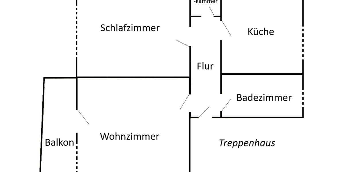 Etagenwohnung Böblingen Dagersheim - 2 Zimmer, 55 m&sup2;, 800&euro; | Angebot:25219841