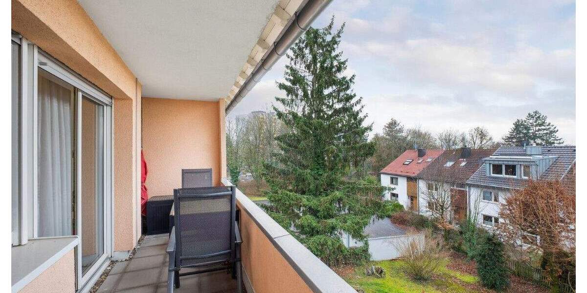 2-Zimmer-Wohnung mit zwei Balkonen und ausbaufähigem Bühnenraum 2 zimmer