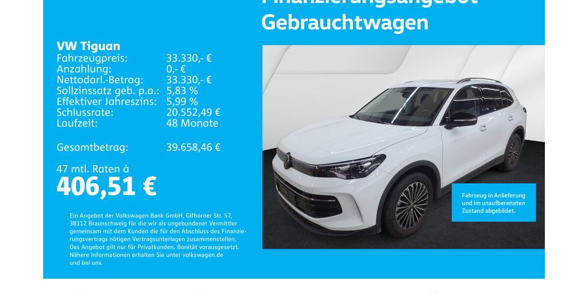 VW Tiguan 26.319 km 33.330 &euro; Stuttgart-Feuerbach 70469