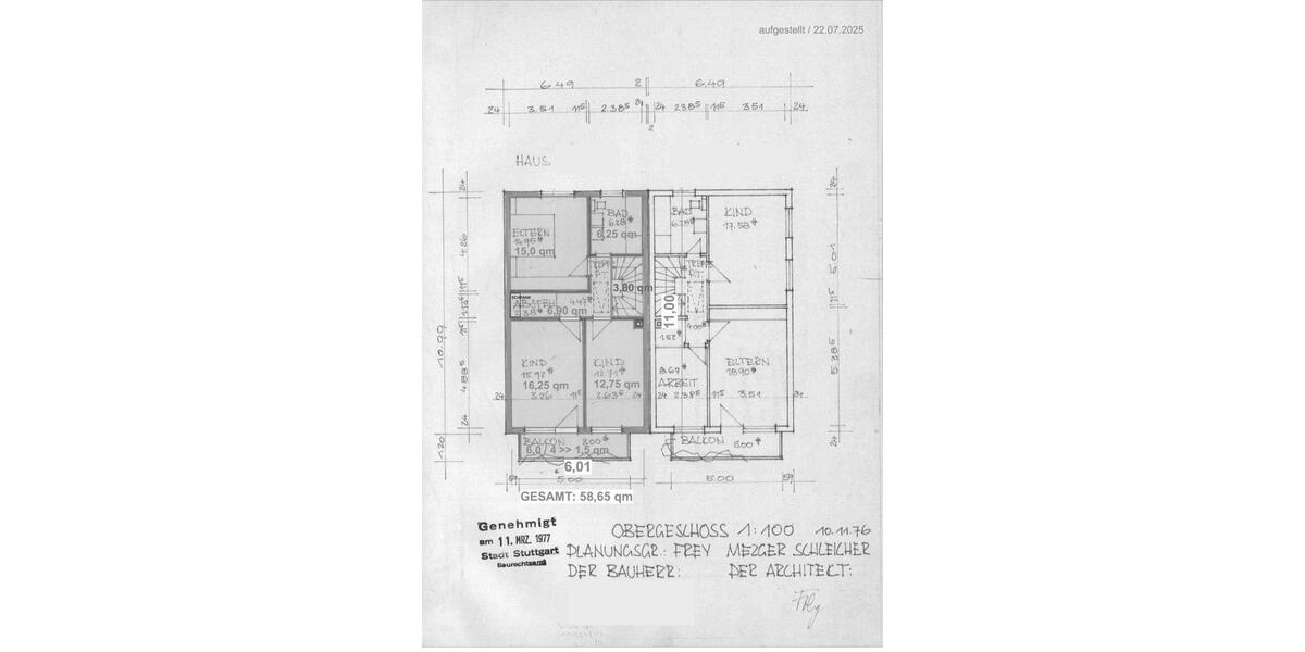 Gepflegtes Einfamilienhaus (Doppelhaus) in Stuttgart-Riedenberg 6 zimmer