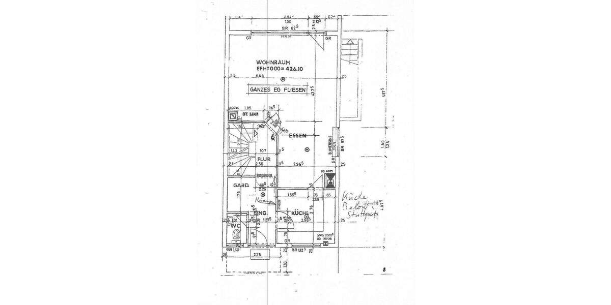 Reihenendhaus Stuttgart Möhringen - 8 Zimmer, 200 m&sup2;, 900.000&euro; | Angebot:24724347