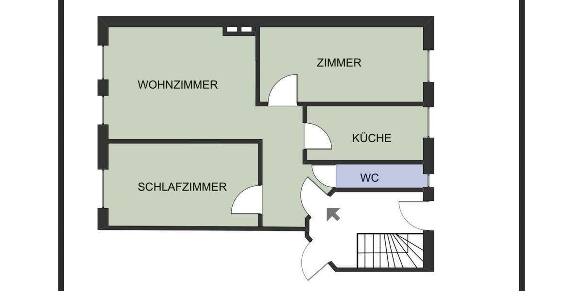 3 Zimmer Wohnung in Stuttgart west 3 zimmer