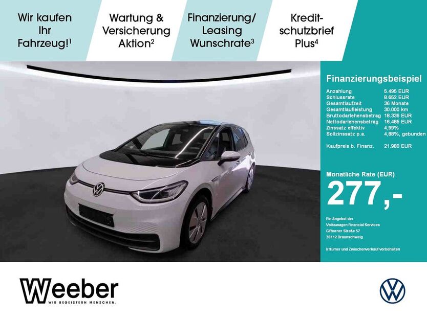 VW ID.3 39.699 km 21.429 € Weil der Stadt 71263