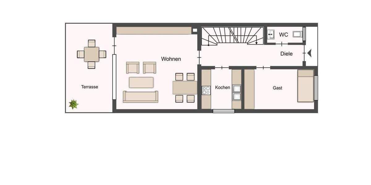 Reihenendhaus Waiblingen Hegnach - 5 Zimmer, 120 m&sup2;, 490.000&euro; | Angebot:25697772
