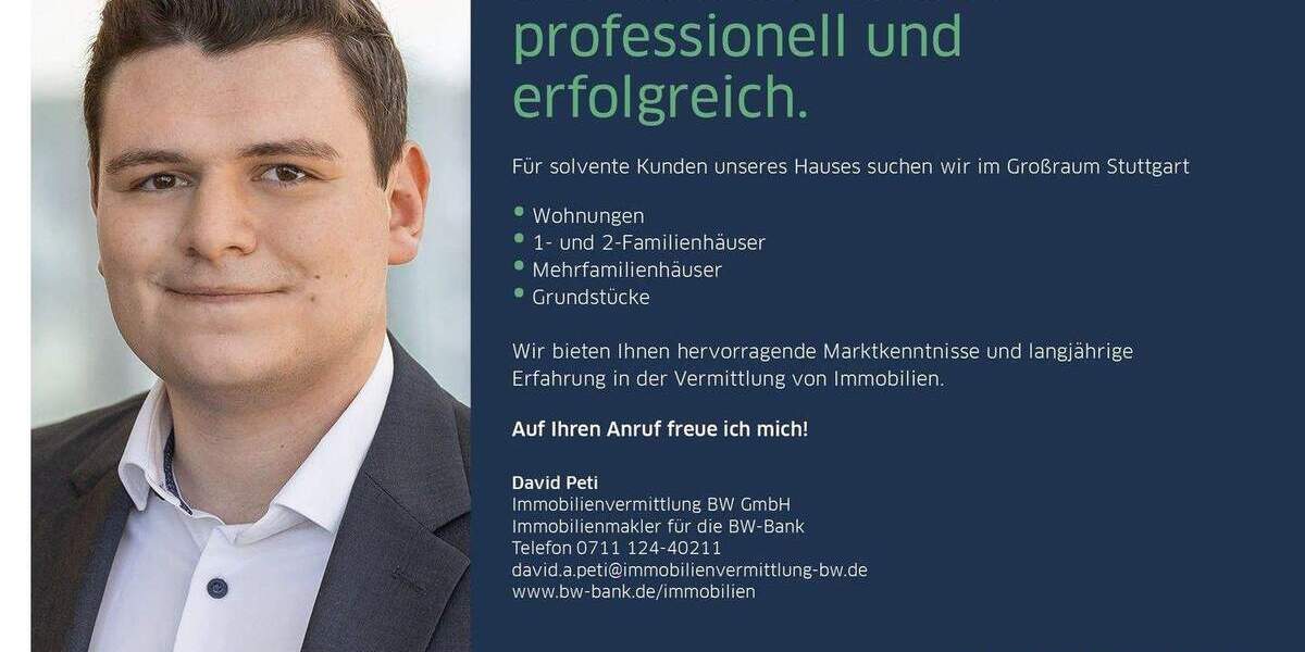 Etagenwohnung Stuttgart Hedelfingen - 2 Zimmer, 62 m&sup2;, 233.000&euro; | Angebot:24789546