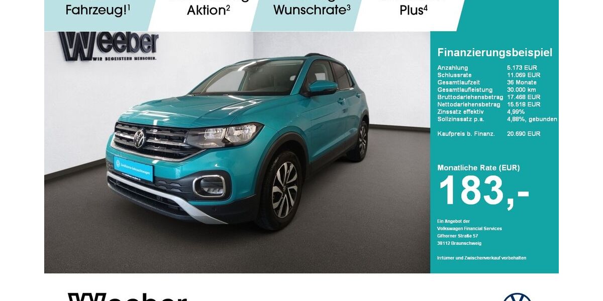 VW T-Cross 13.383 km 20.208 € Leonberg 71229