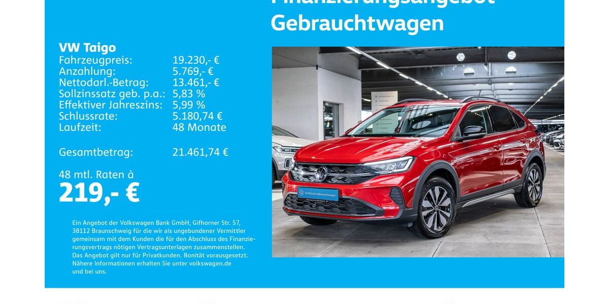 VW Taigo 11.050 km 18.930 &euro; Stuttgart-Feuerbach 70469