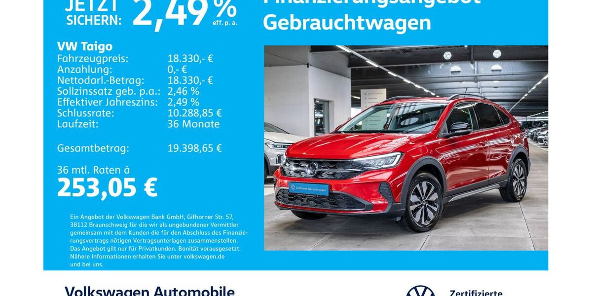VW Taigo 11.050 km 16.830 &euro; Stuttgart-Feuerbach 70469